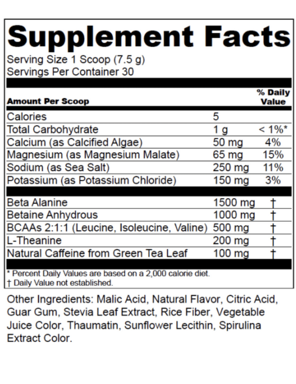charge supplement facts