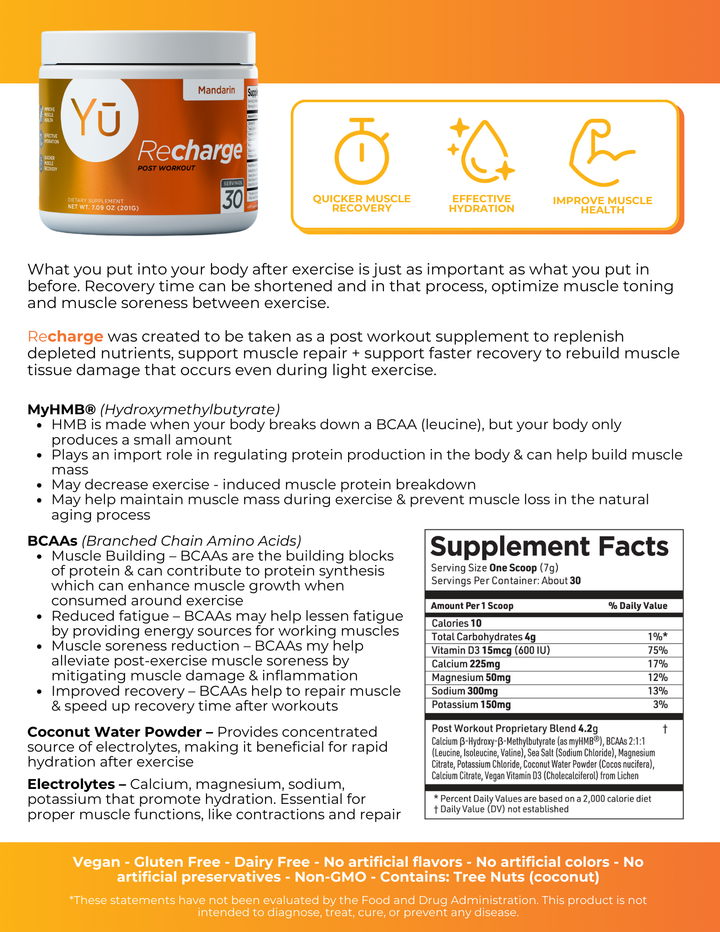 Recharge Post Workout